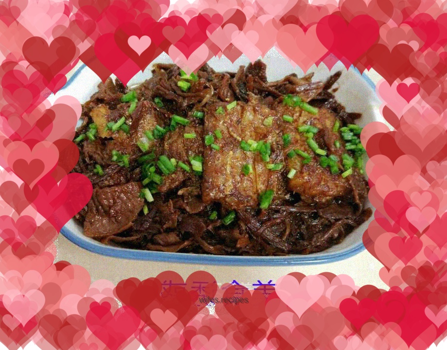 Hairtail and pickled vegetables