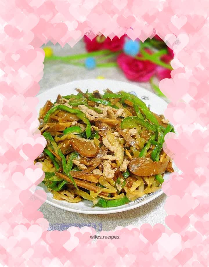 Shredded Pork with Mushrooms and Pickled Vegetables