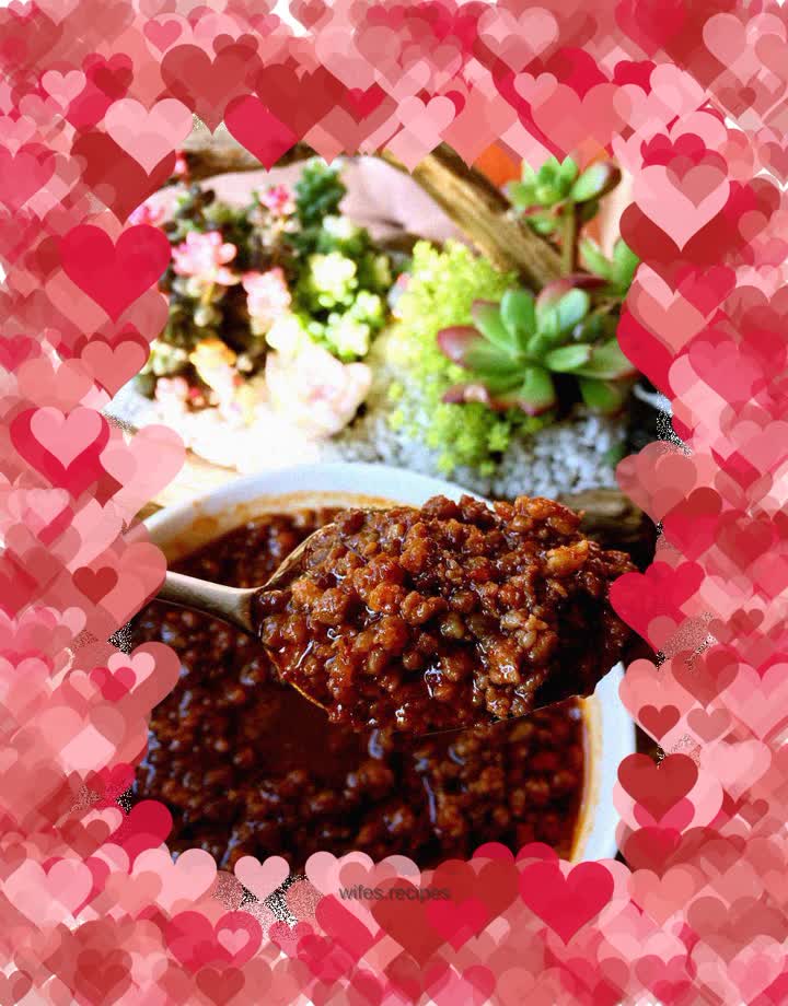 Fried meat sauce (mixed sauce hat)