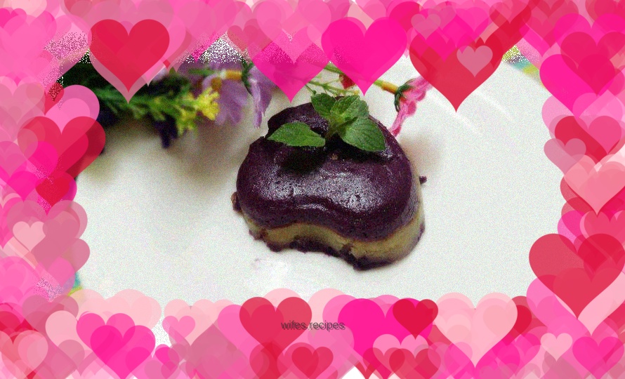 Chestnut and Purple Sweet Potato Glutinous Rice Cake