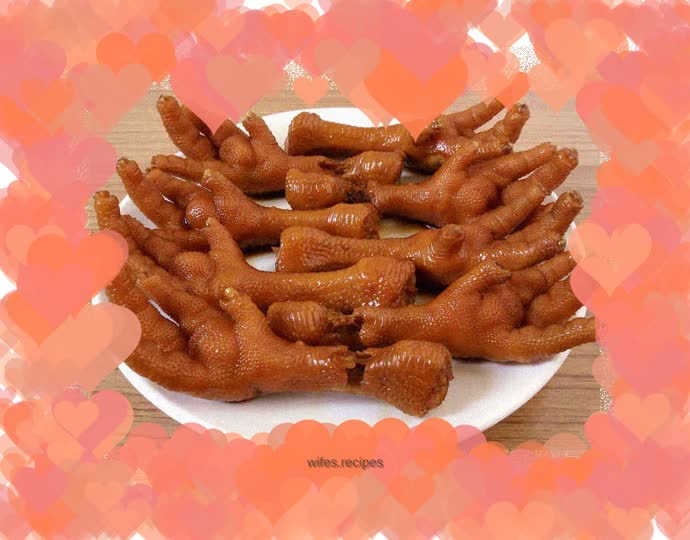 Braised chicken feet