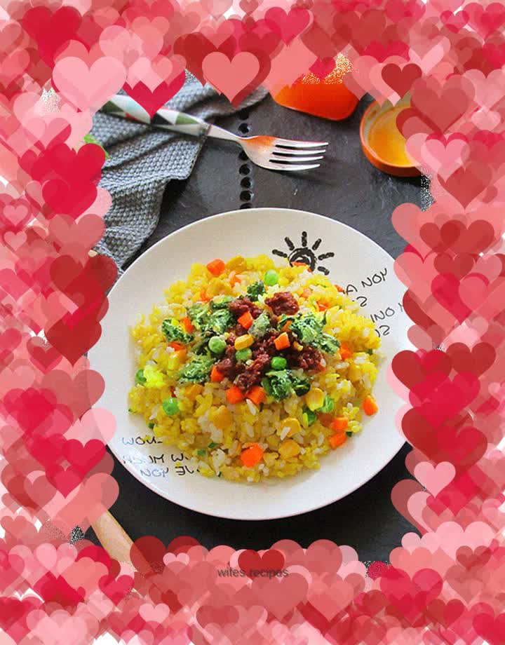 The recipe for making delicious egg fried rice