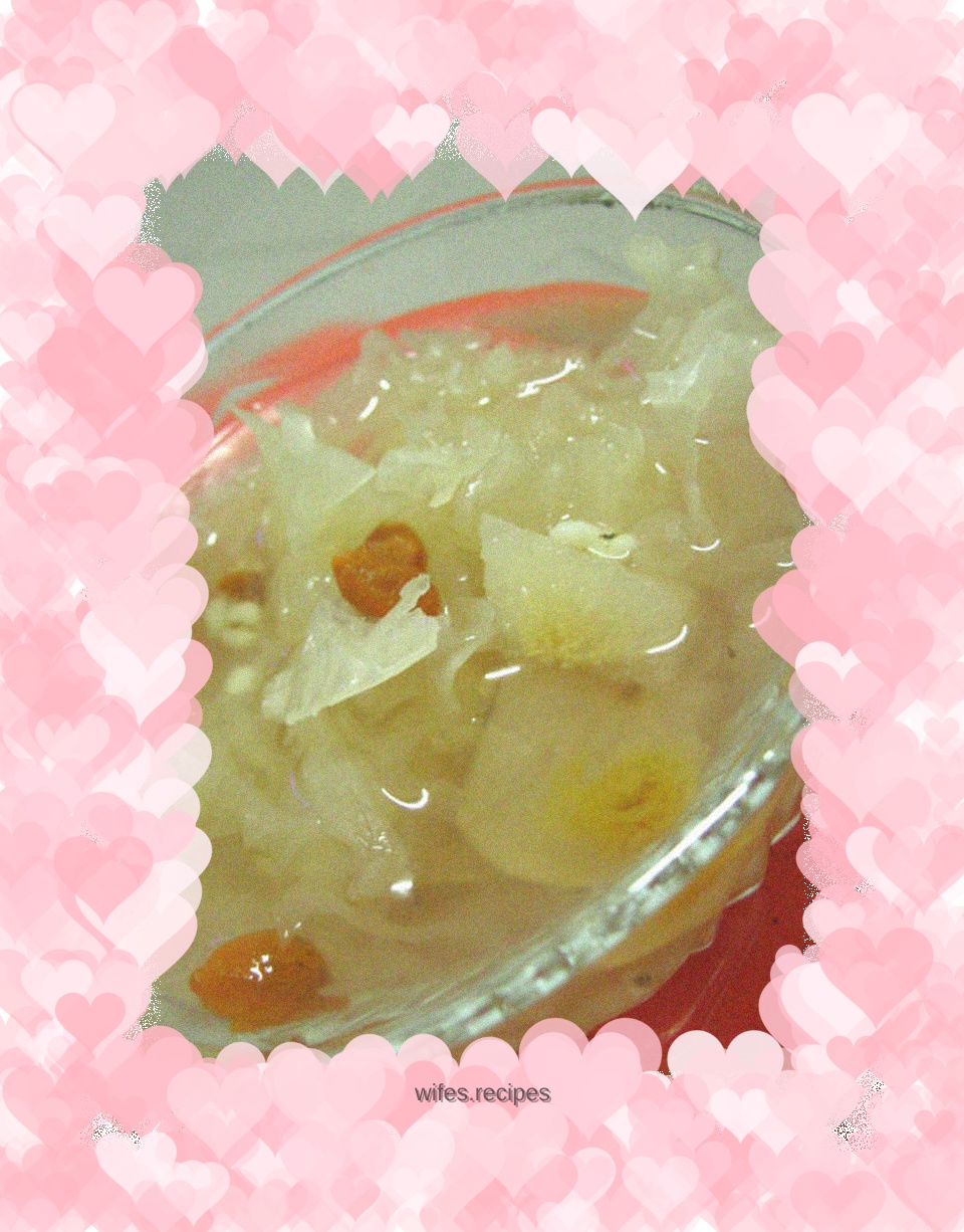 Tremella, Snow Pear and Barley Sugar Water