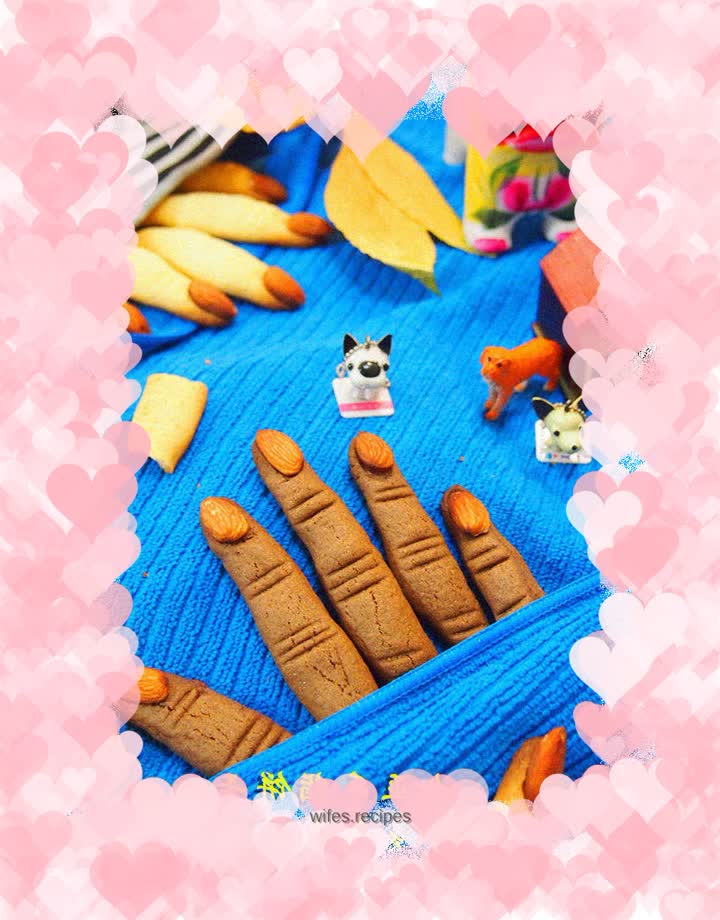 Witch finger cookies