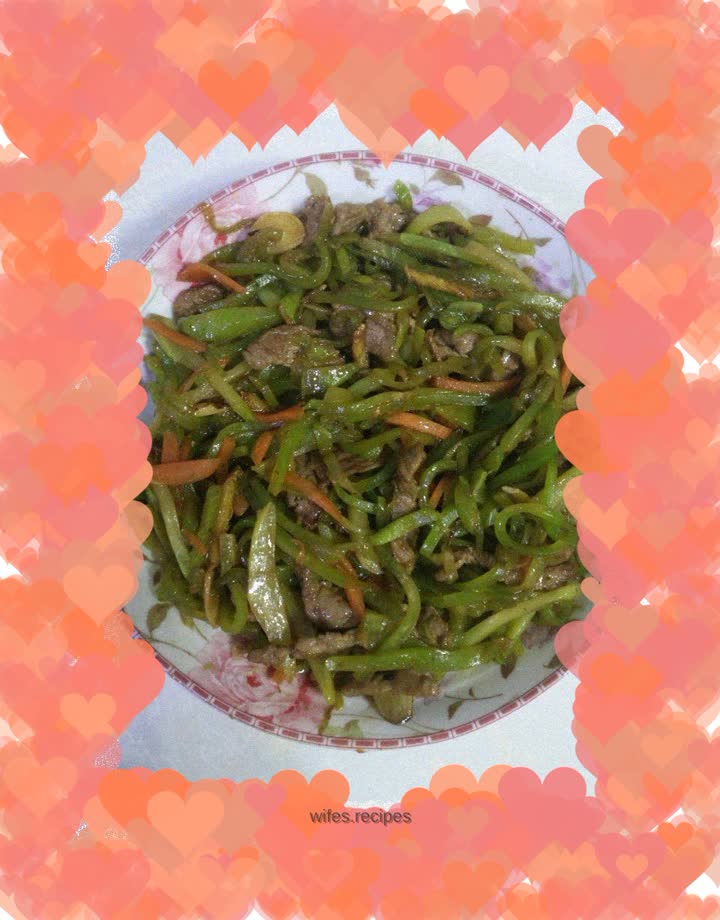 Stir-fried meat with lettuce