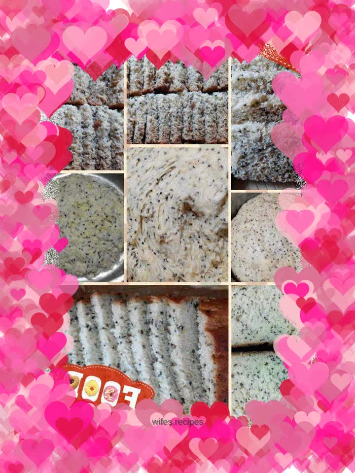 Homemade electric pressure cooker black sesame bread