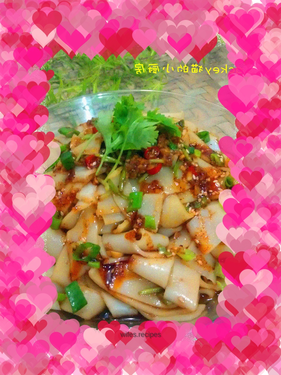 Golden garlic mixed with rice crust