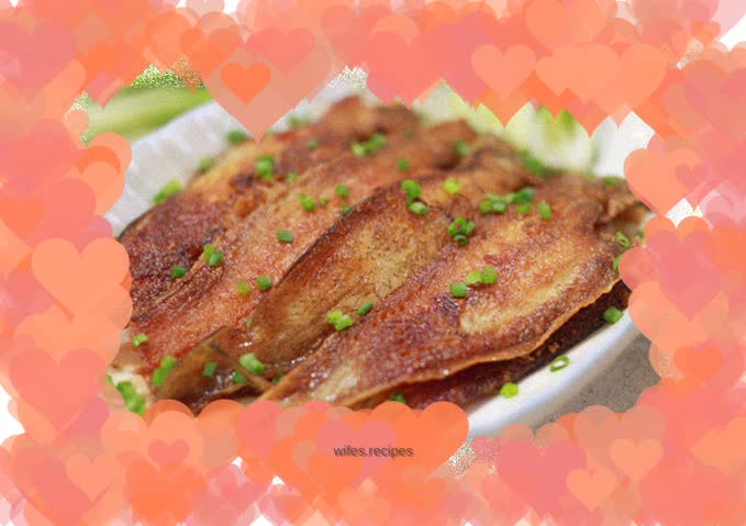 Dragon fish with scallion oil