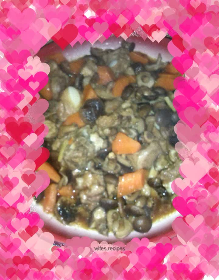 Steamed Pork Ribs with Mushrooms