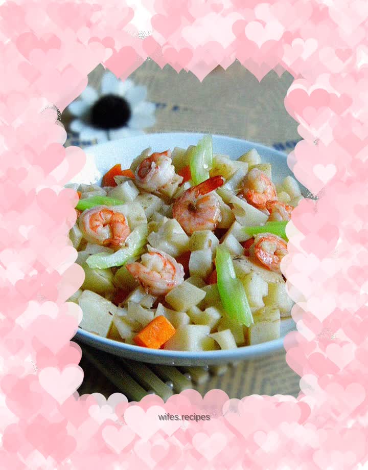 [Dishes for pregnant mothers]——————Shrimp and Lotus Root