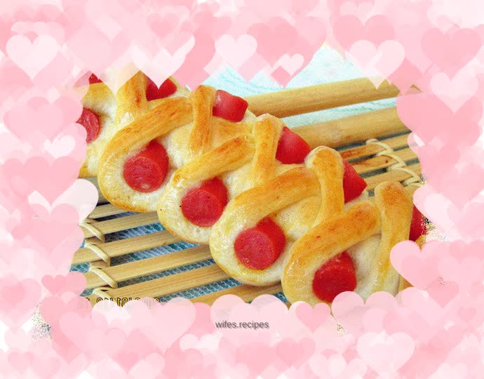Gorgeously transformed hot dog