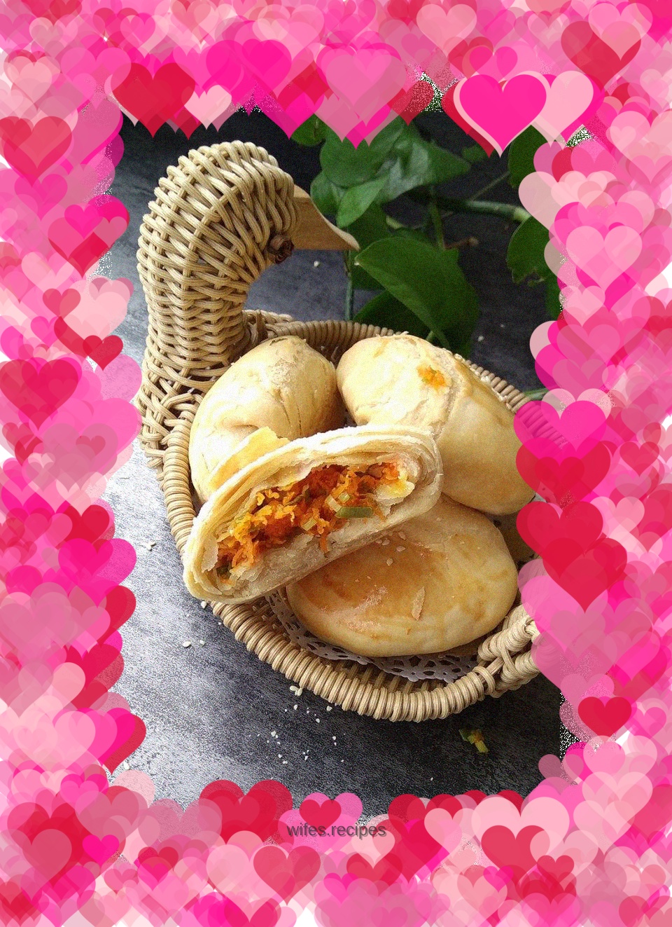Crispy radish pancake