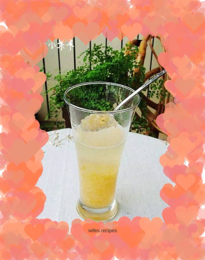 Homemade honey grapefruit tea