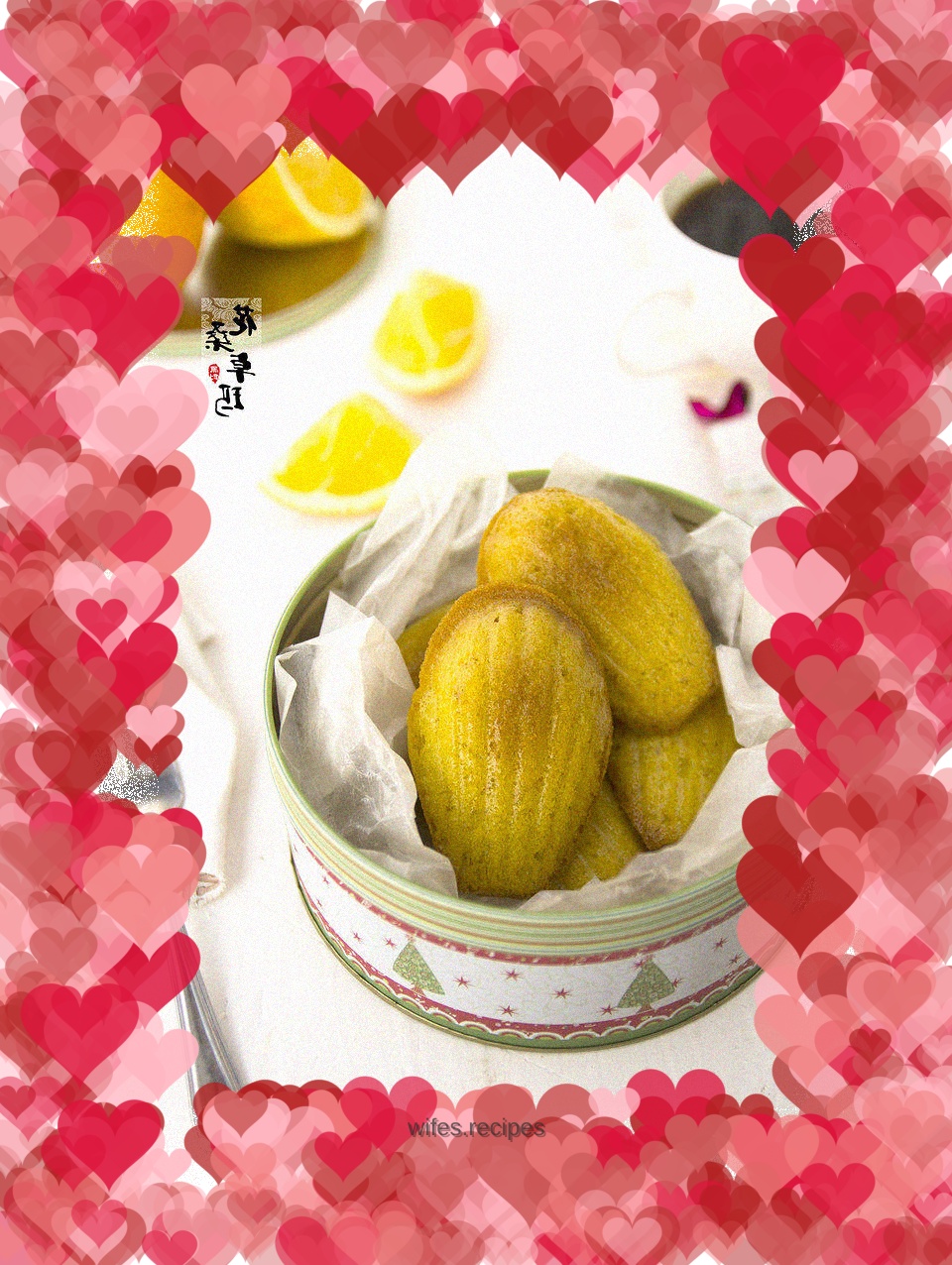 Classic flavored mini cake—orange madeleine