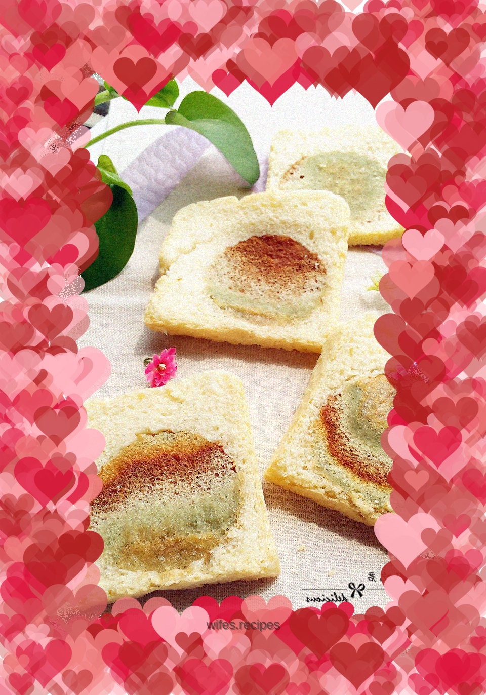 Gradient Cake Toast