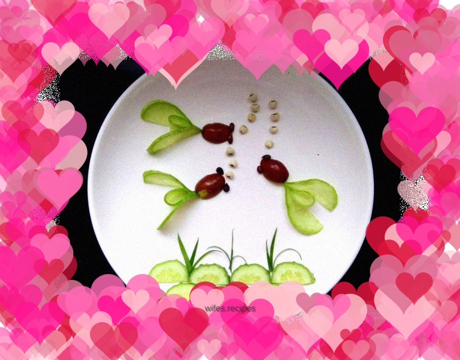 Cucumber and Green Dates Platter