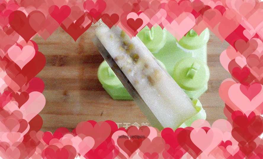 Mung bean popsicle