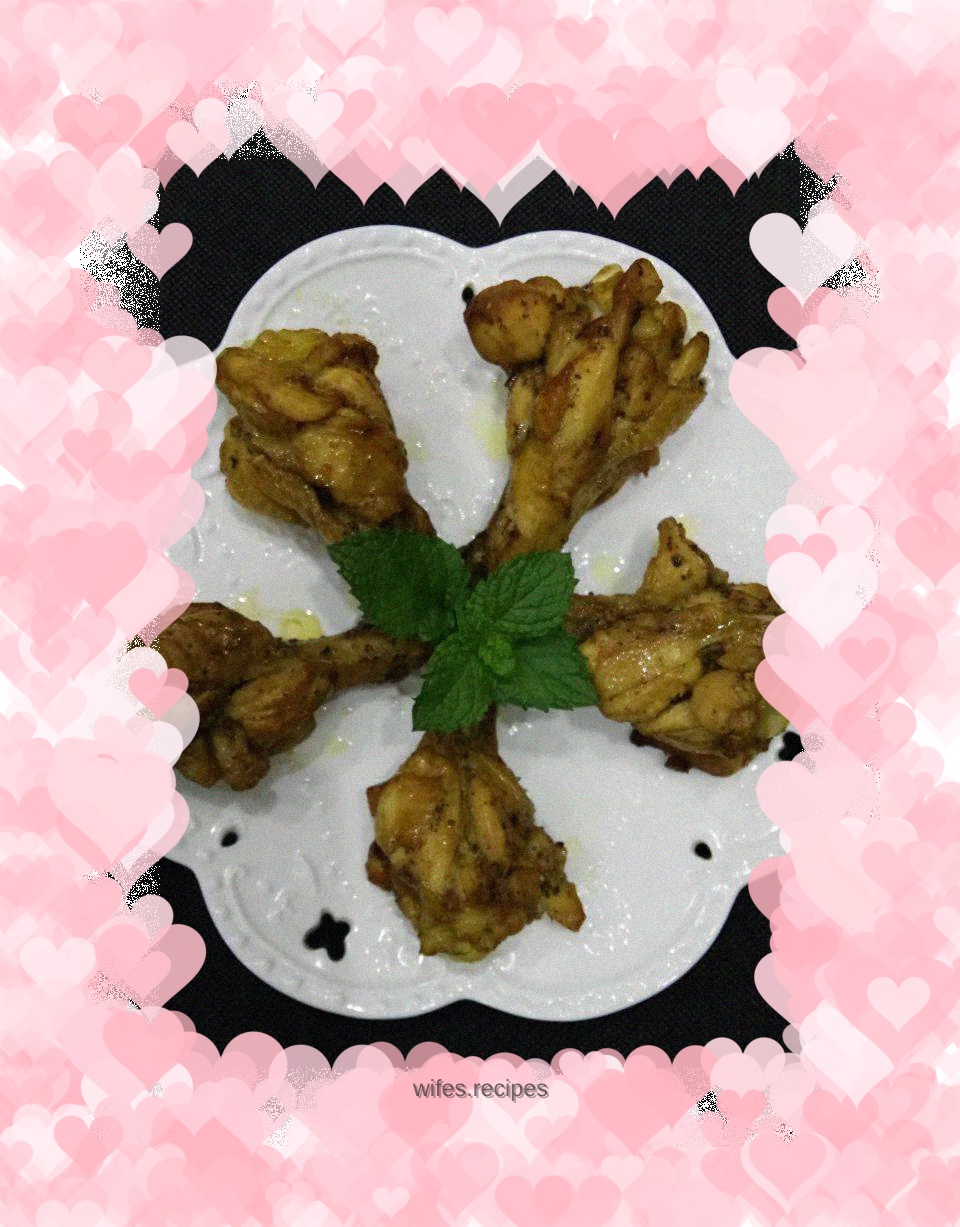 Black pepper chicken wings