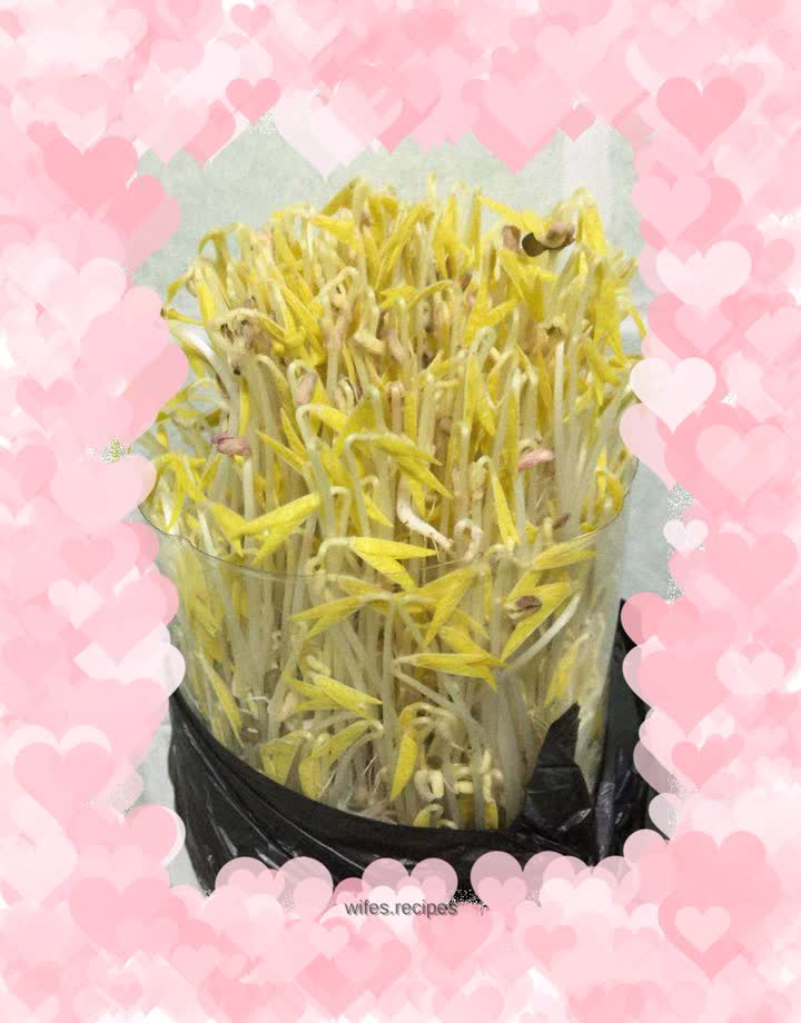 Use cola to sprout bean sprouts