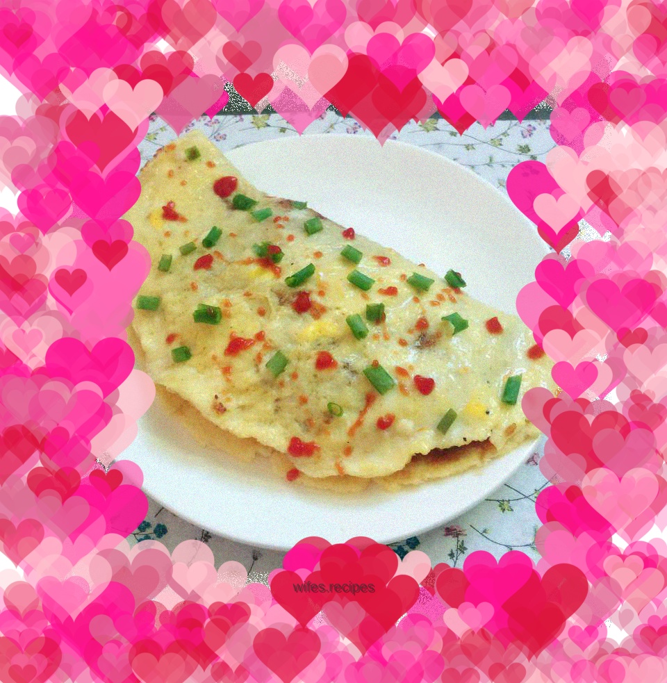 Cheese Pumpkin Omelette Rice