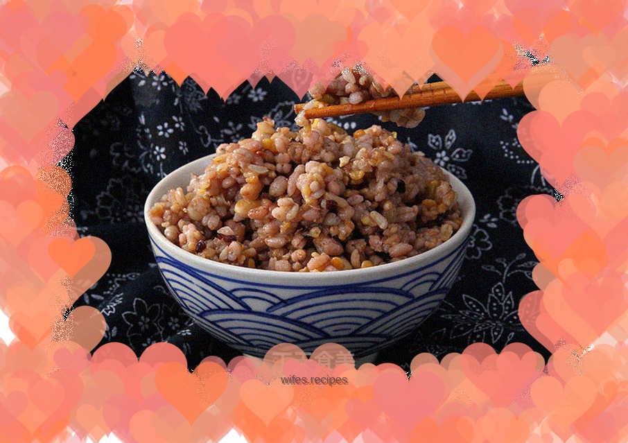 Colorful Rice Companion Steamed Rice