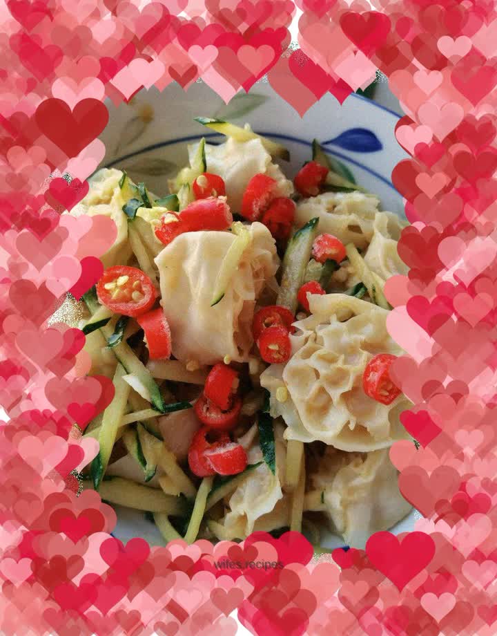 Fried lotus root noodles