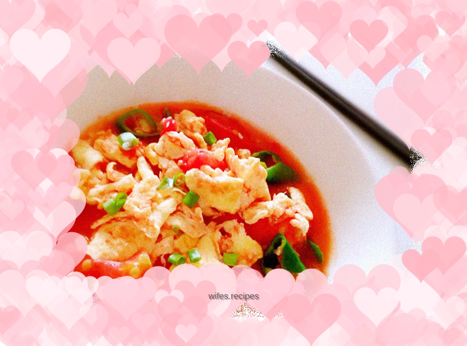 Scrambled eggs with tomatoes