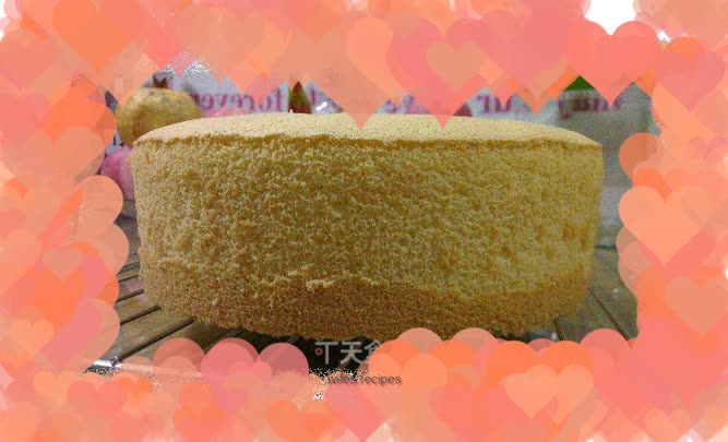 Chiffon cake (8 inches)