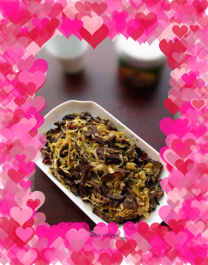 Stir-fried lungs with pickled cabbage