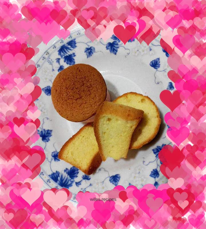 Chiffon cupcakes - a way for novices to succeed