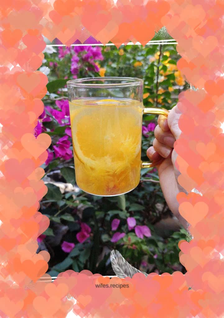Orange apple tea