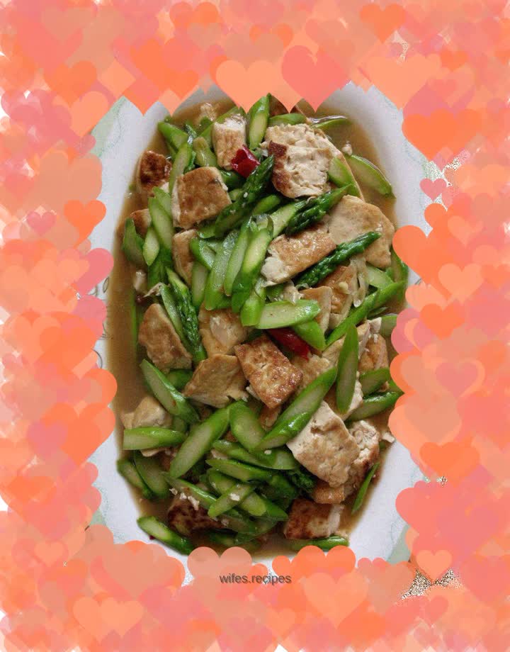 Asparagus Stir-fried Tofu