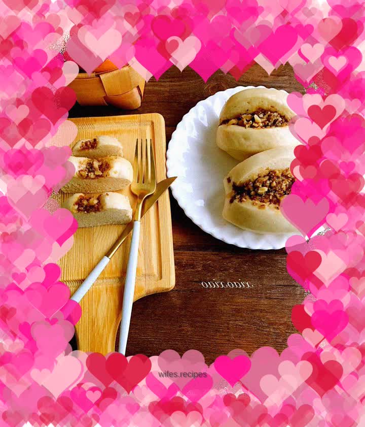 Healthy brown sugar steamed buns