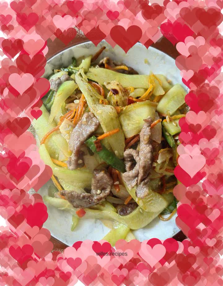 Cucumber meat slices