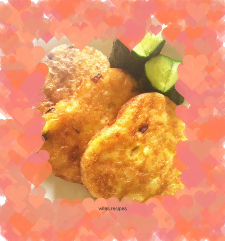 Delicious and nutritious breakfast egg rice cakes