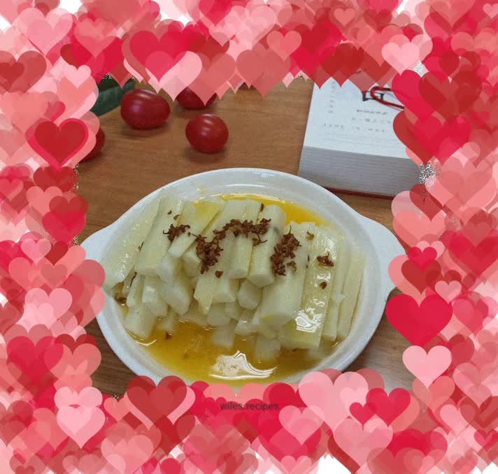 Orange juice, osmanthus, honey and yam