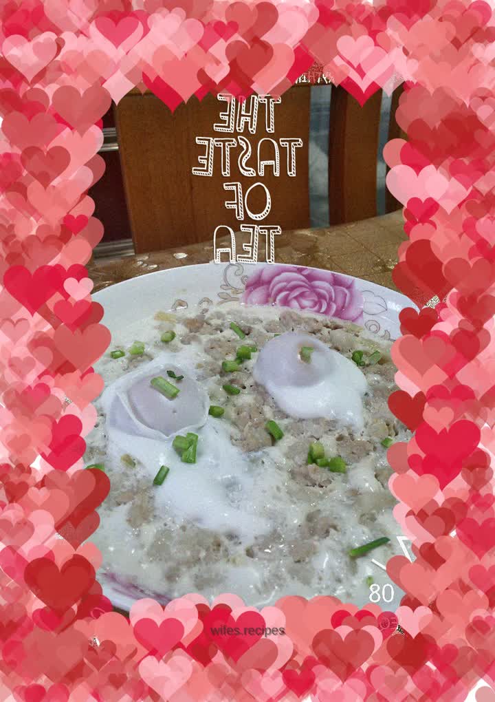 Salted Egg Steamed Pork