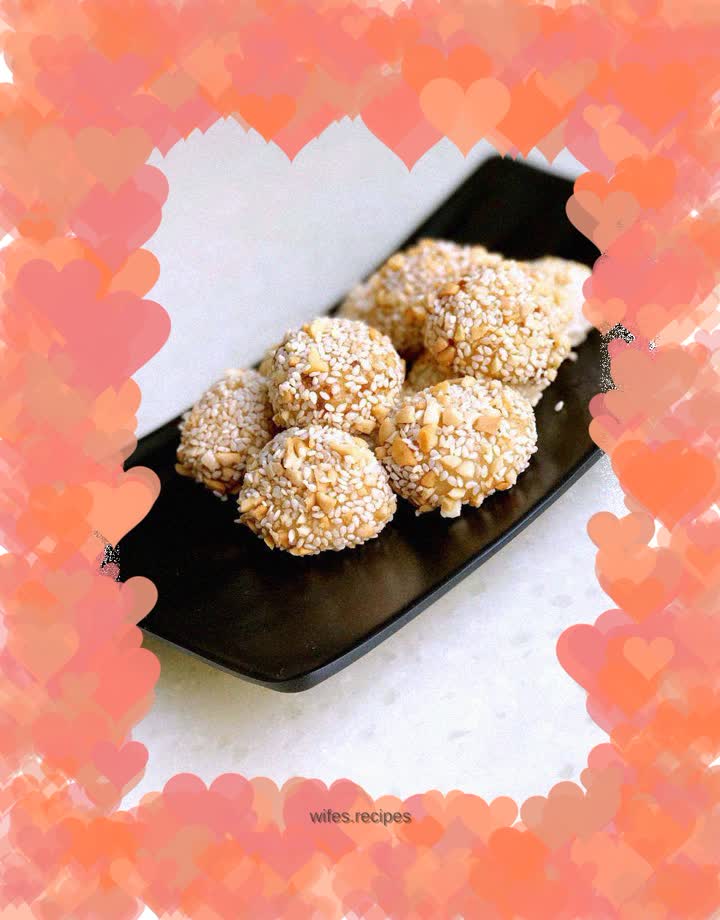 Dried glutinous rice balls