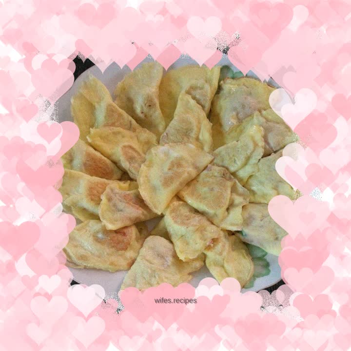 Pan-style egg dumplings