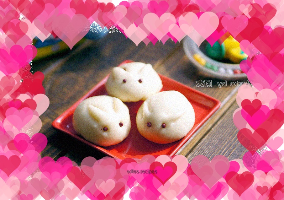 White Rabbit Bean Paste Bun