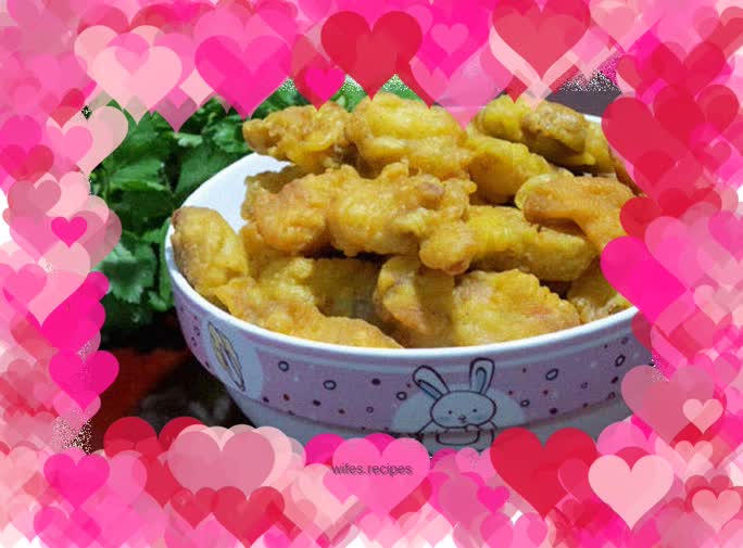 Salty and fragrant crispy pork
