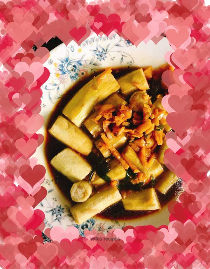 Steamed eggplant