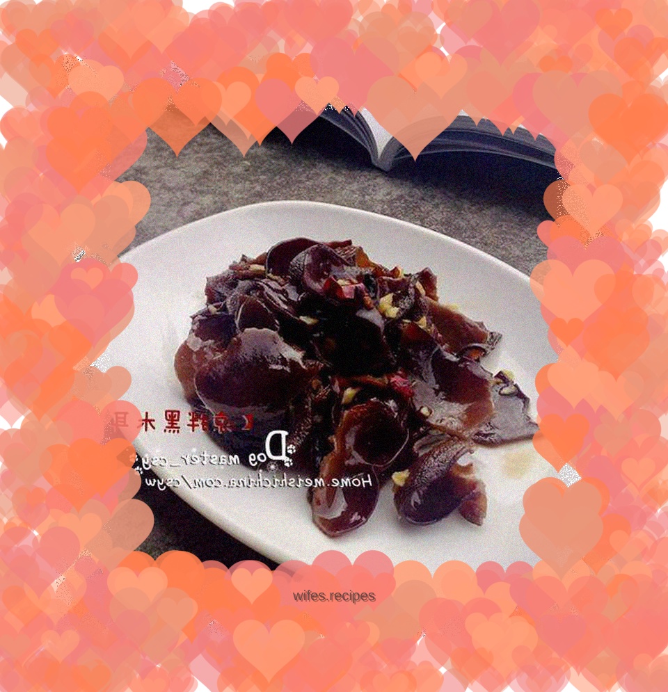 A simple and healthy delicious vegetarian dish [Cold Black Fungus]