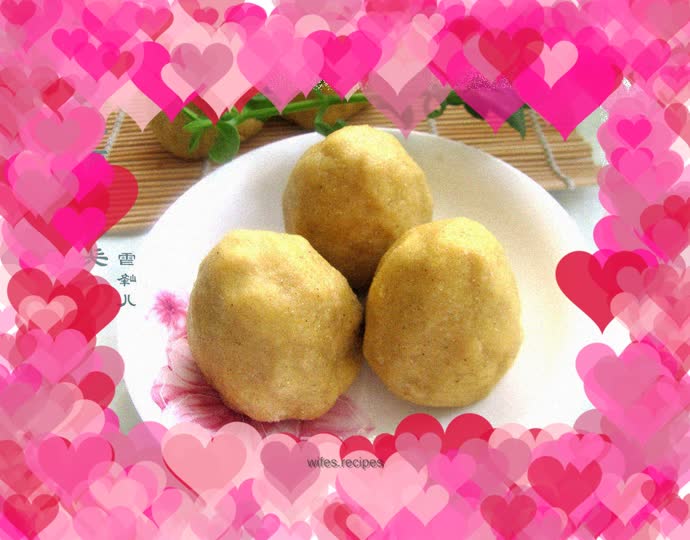 Healthy food---Corn flour steamed buns