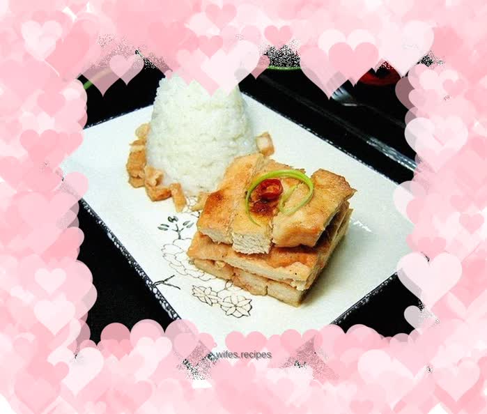 Garlic Chicken Chop Rice