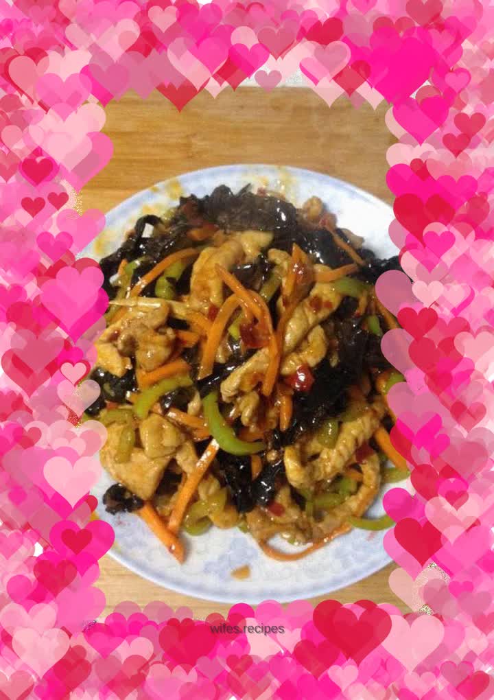Fish-flavored shredded pork
