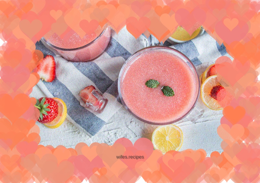 Strawberry juice that is irresistible