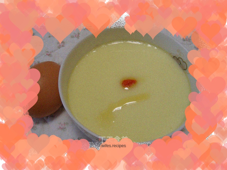 Steamed egg with wolfberry