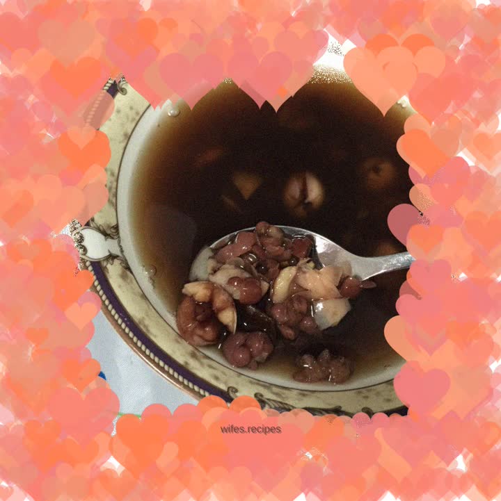 Red bean and lotus seed soup
