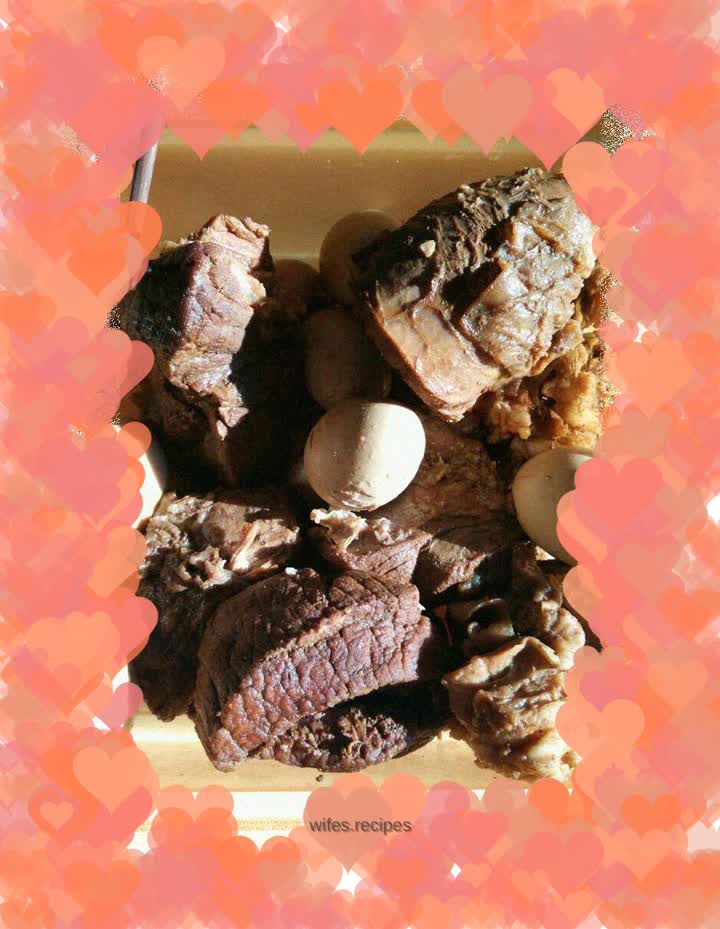 Braised beef